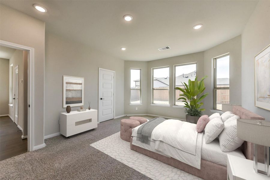 Furnished interior view inside a new home in Colony at Pinehurst, Pinehurst (Image 13).
