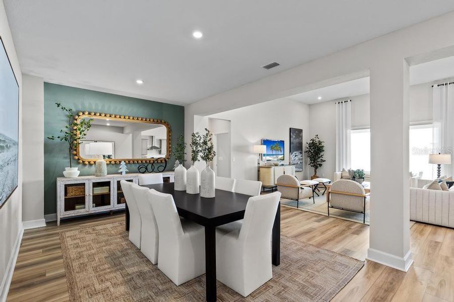 Furnished interior view inside a new home in The Cypress Series at Reserve East, Flagler Beach (Image 21).