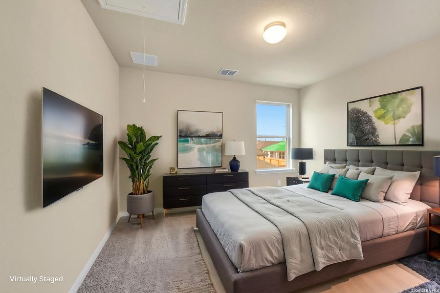 Furnished interior view inside a new home in Park Place, New Braunfels (Image 13).