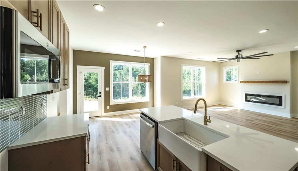 Furnished interior view inside a new home in , Bremen (Image 11).