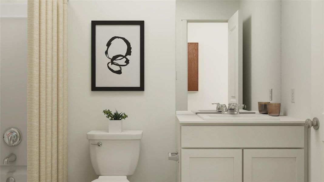 Close-up of interior finishes inside a home in Scotts Bend: Watermill Collection, Baytown (Image 11).