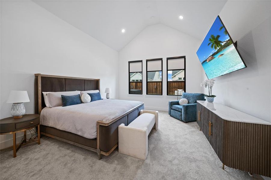 Furnished interior view inside a new home in , Prosper (Image 4).