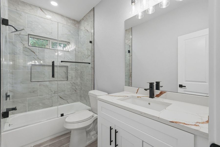 Furnished interior view inside a new home in , Willis (Image 11).