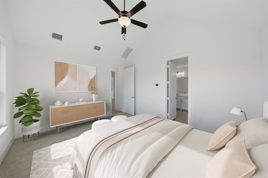 Furnished interior view inside a new home in Devonshire, Forney (Image 15). Furnished interior view inside a new home in Devonshire, Forney (Image 15).