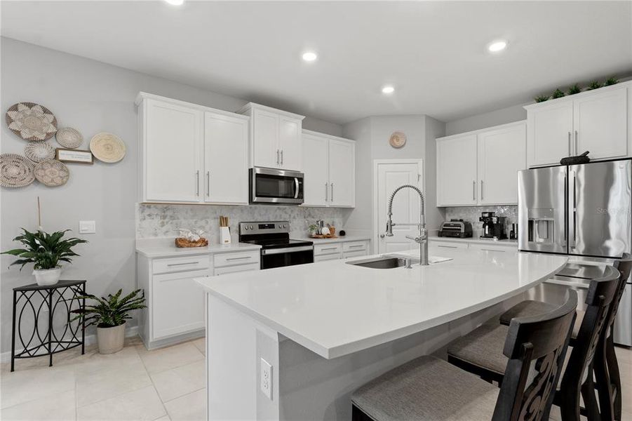 Furnished interior view inside a new home in , San Antonio (Image 15).