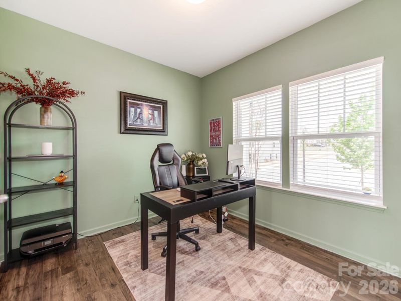 Furnished interior view inside a new home in Sutter's Mill II, Troutman (Image 28).