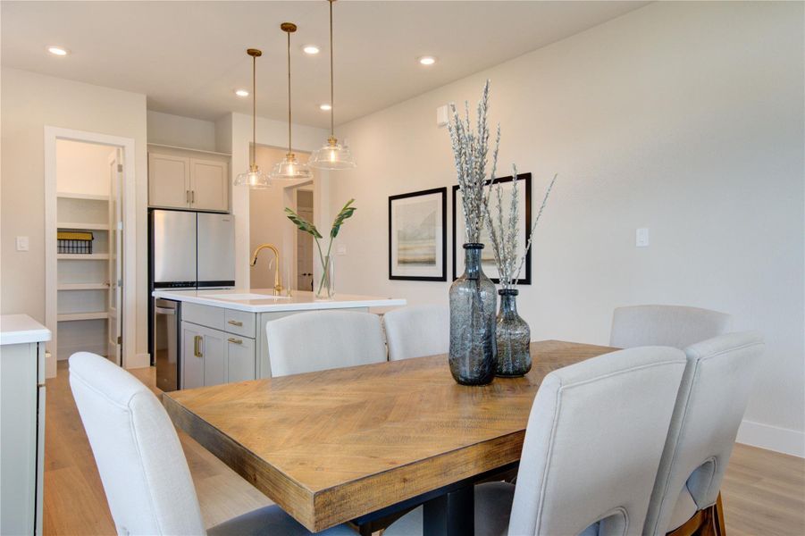 Furnished interior view inside a new home in Jordan Ranch, Katy (Image 14).