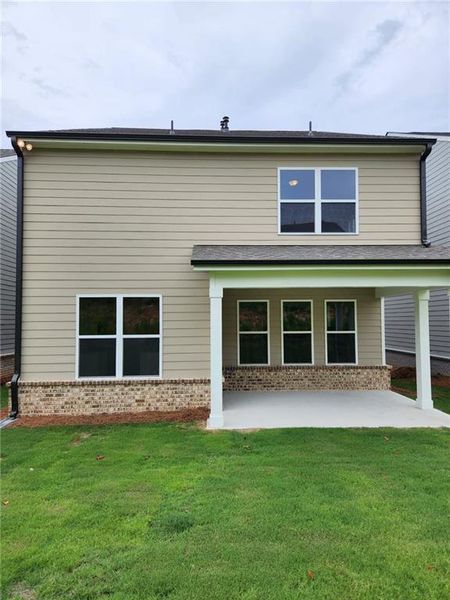 Exterior details and patio area of a home in , Loganville (Image 4). Exterior details and patio area of a home in , Loganville (Image 4).