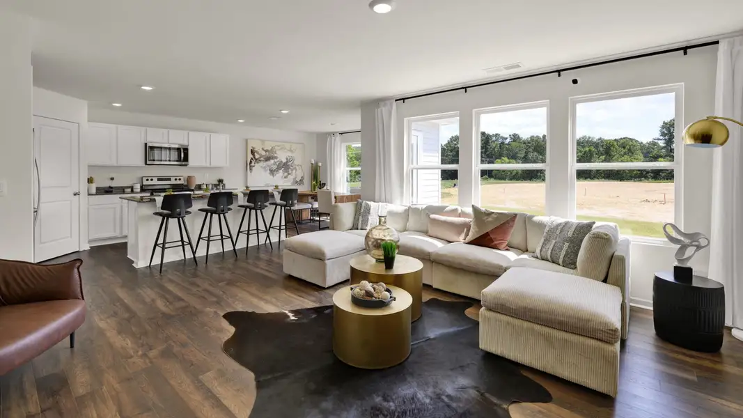 Furnished interior view inside a new home in Sherwood Manor, Atlanta (Image 3).