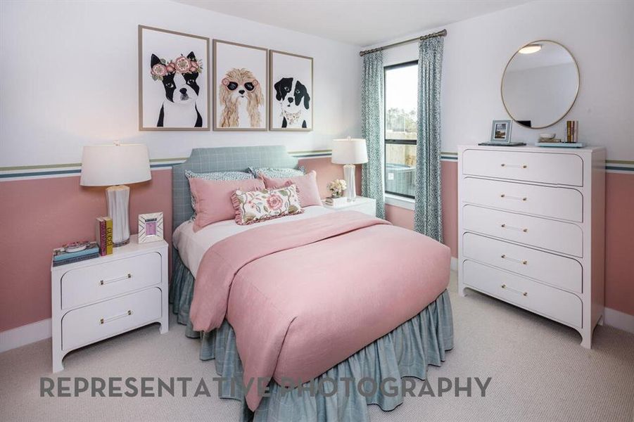 Furnished interior view inside a new home in Sandbrock Ranch, Aubrey (Image 25).