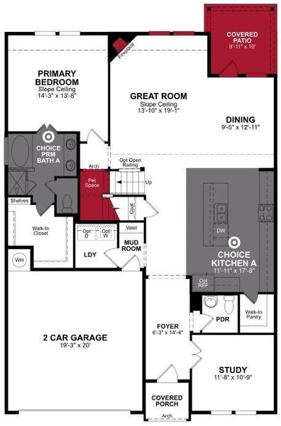 Beazer Homes Verandah Cascade Floorplan.