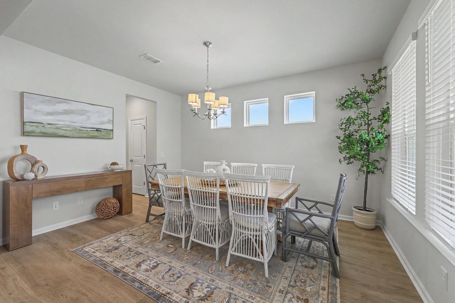 Furnished interior view inside a new home in The Groves of Berkeley, Moncks Corner (Image 43). Furnished interior view inside a new home in The Groves of Berkeley, Moncks Corner (Image 43).