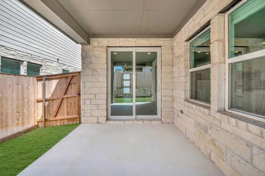 Exterior details and patio area of a home in Park Central, Georgetown (Image 3). Exterior details and patio area of a home in Park Central, Georgetown (Image 3).