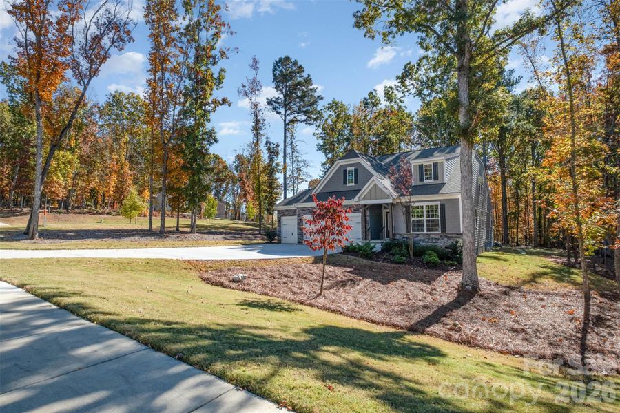 Beautiful corner homesite.