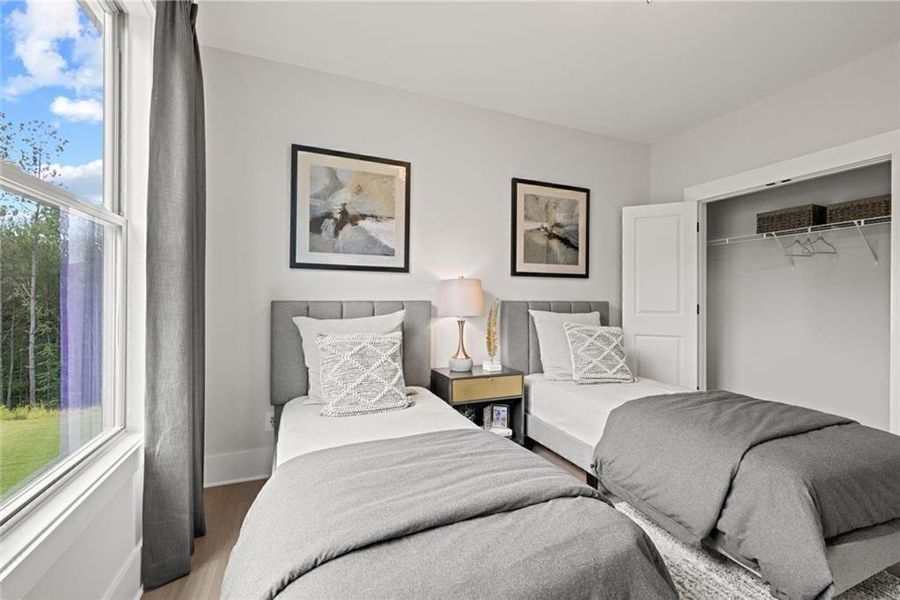 Furnished interior view inside a new home in Soleil Belmont Park, Canton (Image 49).