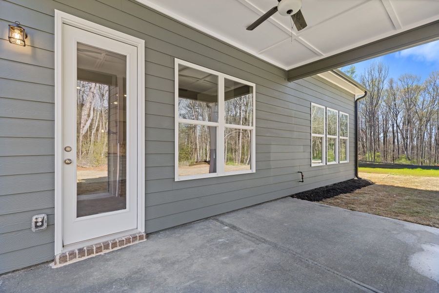 Representative exterior photo of a completed home built from the Danbury by Crawford Creek Communities in Red Bird Manor, Jefferson, GA (Image 26).
