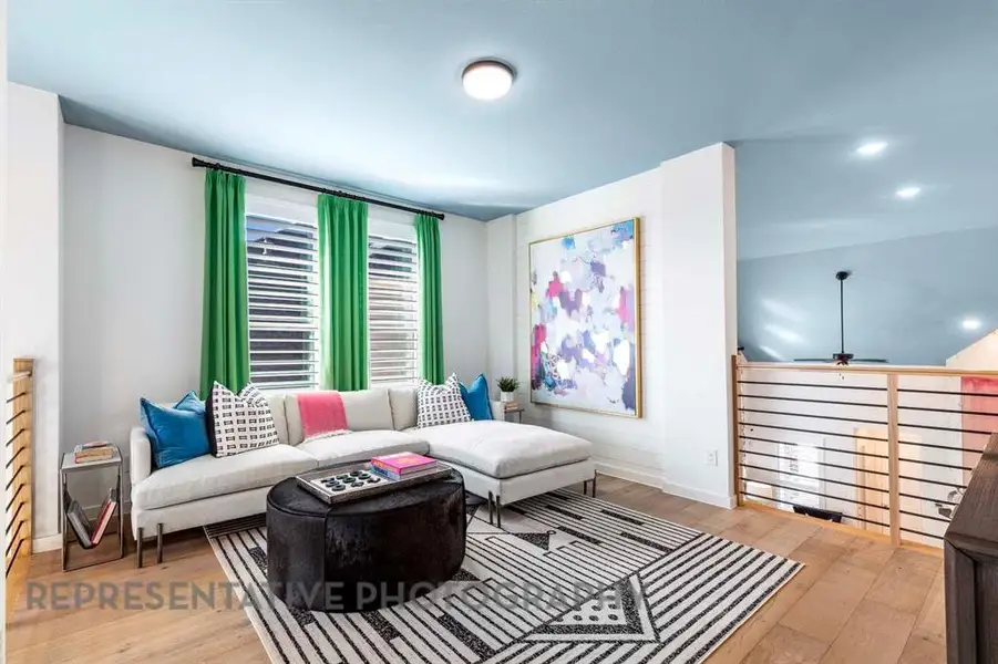 Furnished interior view inside a new home in Goodland: 40ft. lots, Venus (Image 9).