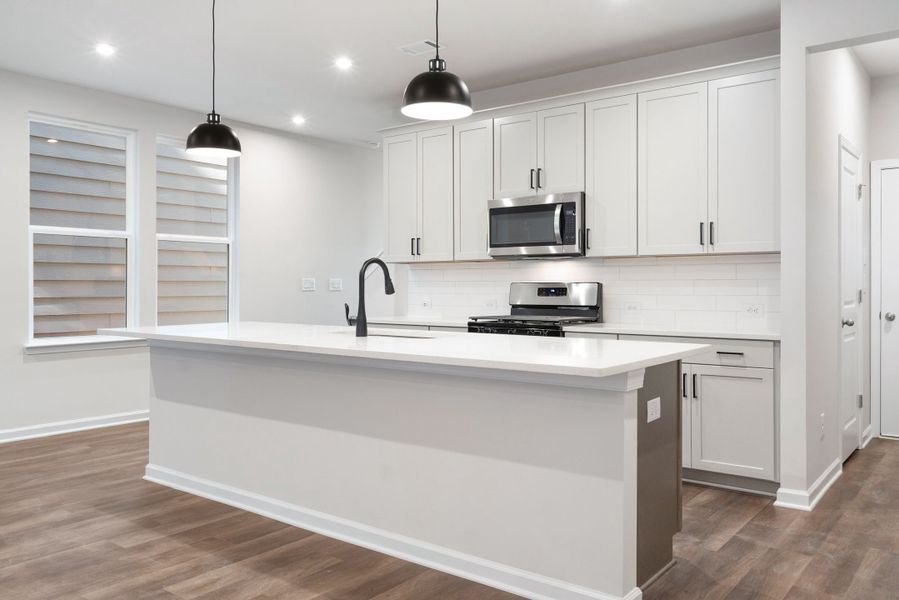 Representative furnished interior of a home built from the The Cary B - LS by Davidson Homes LLC in Lake Shore, Winder (Image 8).