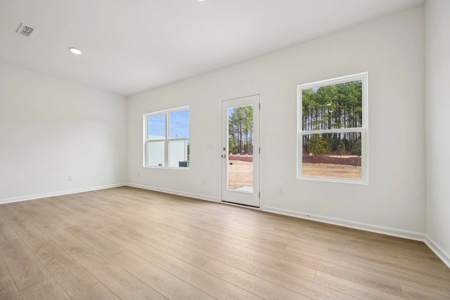 Spacious, unfurnished interior of a new home in Towns at The Point, Rolesville (Image 16).