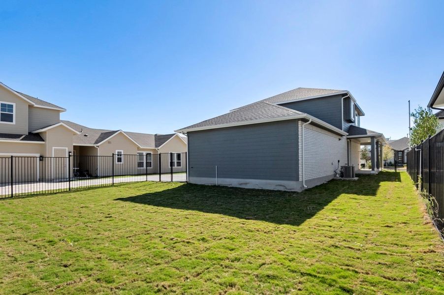 View of fenced backyard View of fenced backyard
