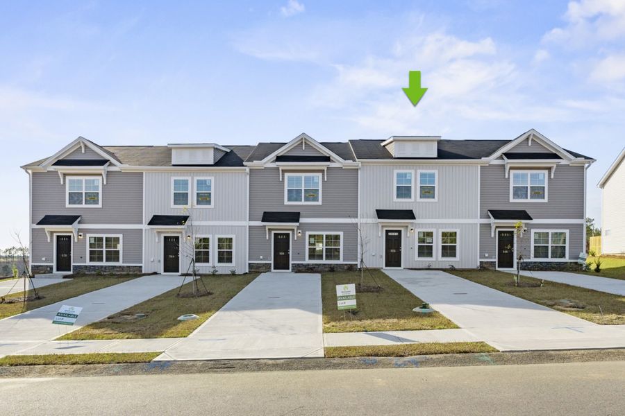 Front exterior of a new home in Cypress Point, Aiken, SC, highlighting curb appeal (Image 2). Front exterior of a new home in Cypress Point, Aiken, SC, highlighting curb appeal (Image 2).