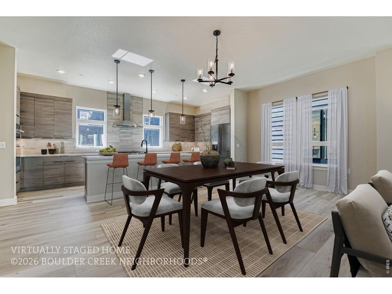 Furnished interior view inside a new home in Baseline, Broomfield (Image 6).