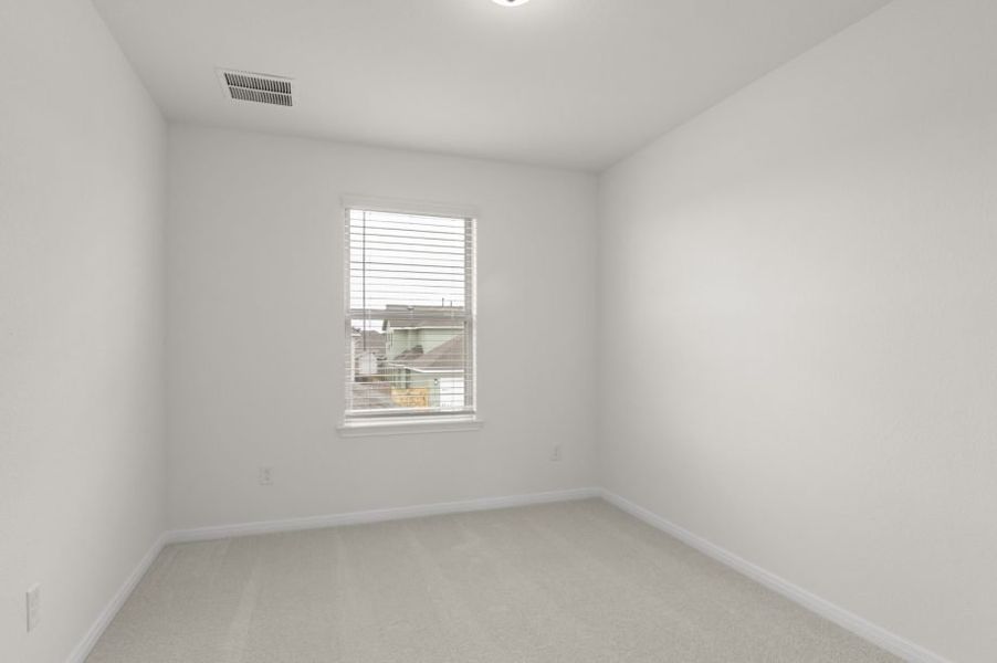 Representative unfurnished interior of a home built from the Pecan by Pacesetter Homes in Blanco Vista, San Marcos (Image 27).