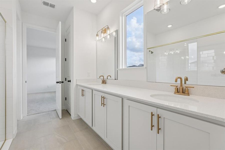 Furnished interior view inside a new home in Weslyn Park Single Family, St. Cloud (Image 14).