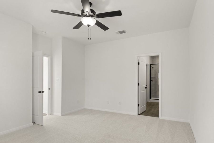 Representative unfurnished interior of a home built from the Mesquite by Pacesetter Homes in Blanco Vista, San Marcos (Image 32).