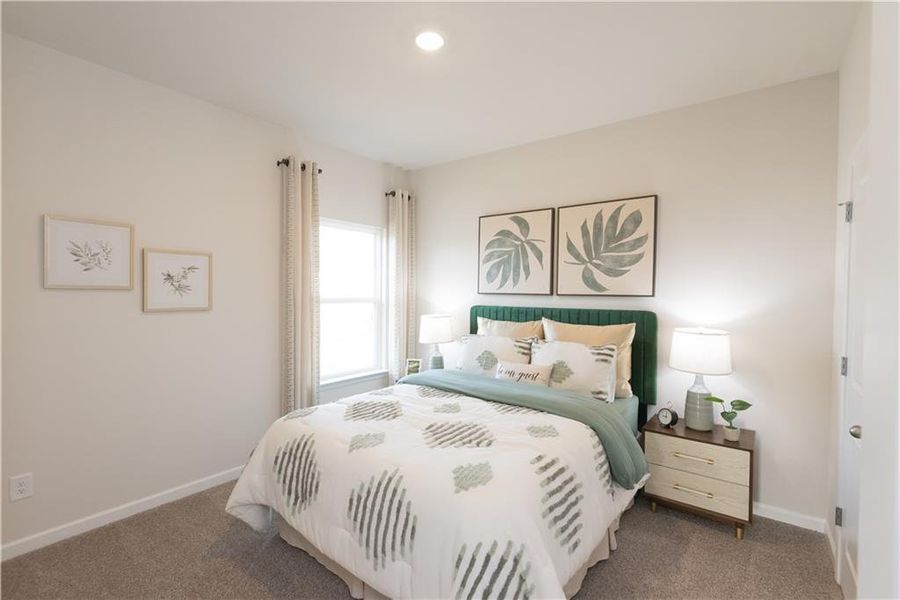 Furnished interior view inside a new home in Westmont Preserve, Powder Springs (Image 15).
