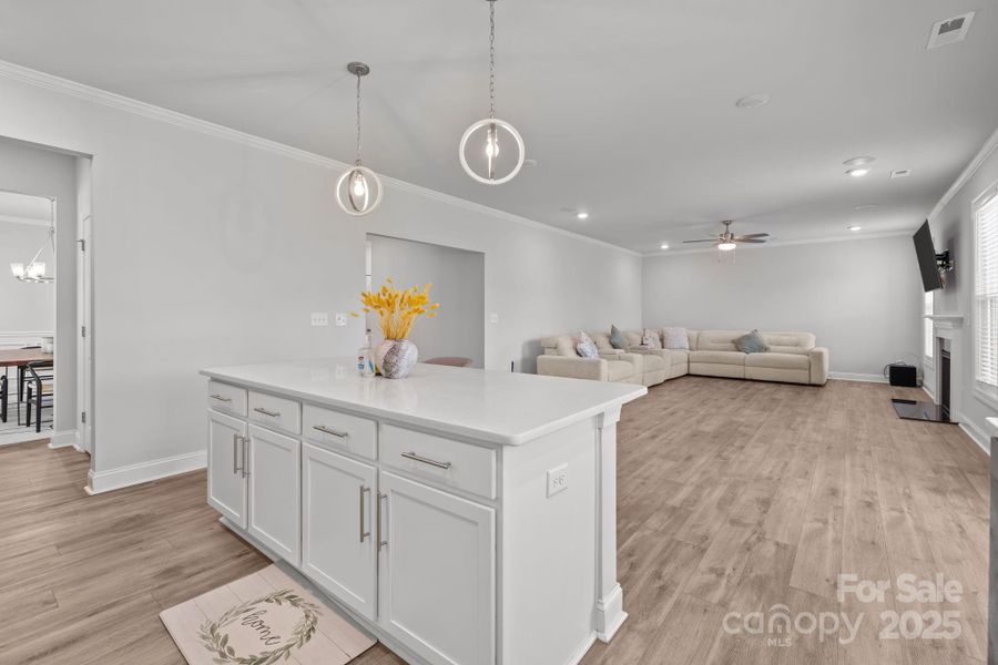 Furnished interior view inside a new home in , Indian Trail (Image 6).