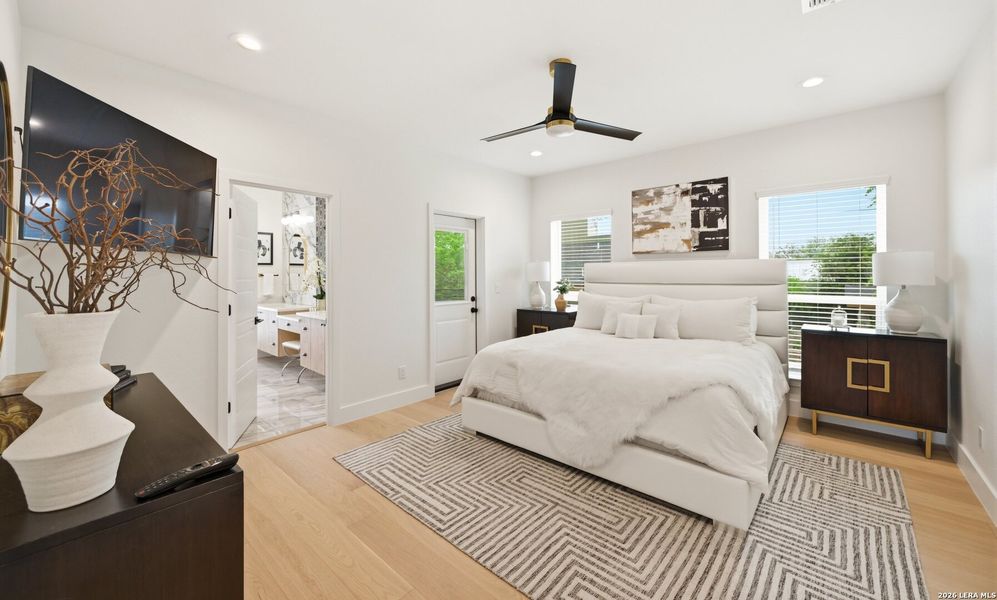 Furnished interior view inside a new home in , San Antonio (Image 17).