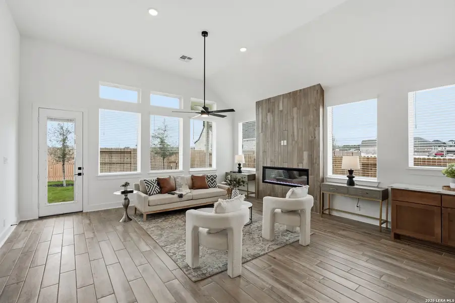Furnished interior view inside a new home in Alsatian Oaks, Castroville (Image 14). Furnished interior view inside a new home in Alsatian Oaks, Castroville (Image 14).