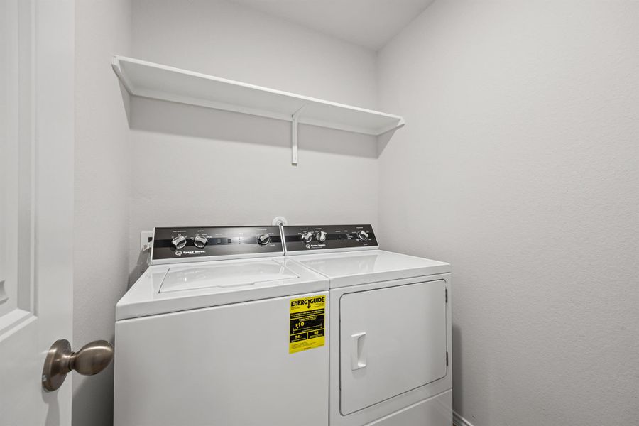 Laundry area with washer and dryer