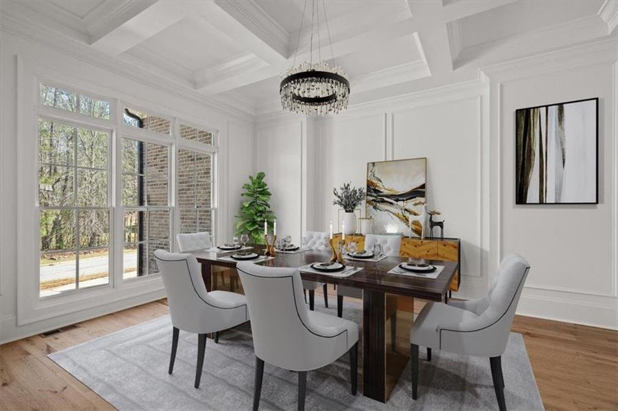 Furnished interior view inside a new home in , Douglasville (Image 15).