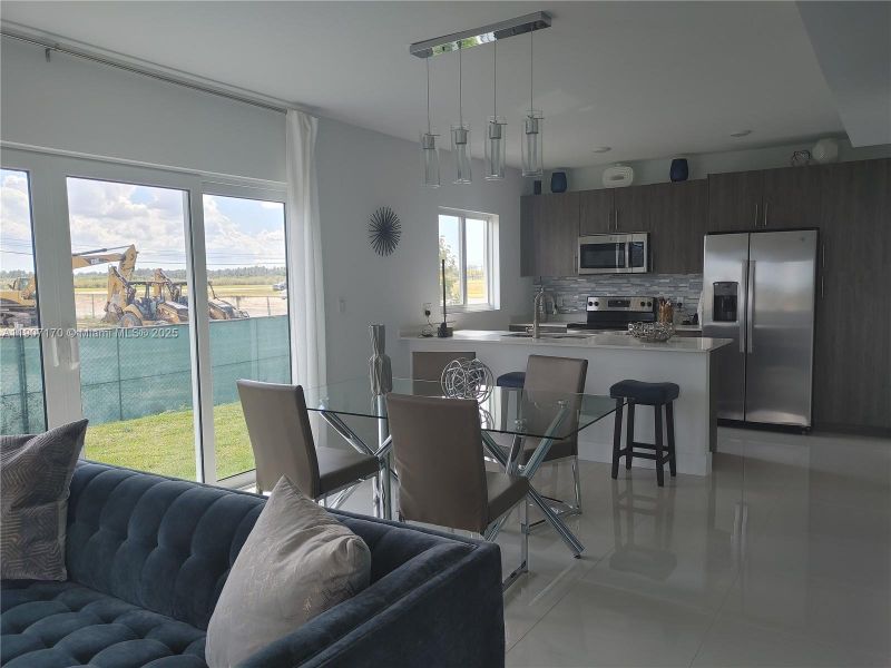 Furnished interior view inside a new home in , Florida City (Image 5). Furnished interior view inside a new home in , Florida City (Image 5).