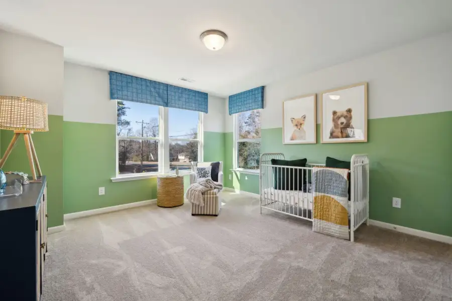 Furnished interior view inside a new home in Fallbrook Single Family Homes, Indian Trail (Image 22).