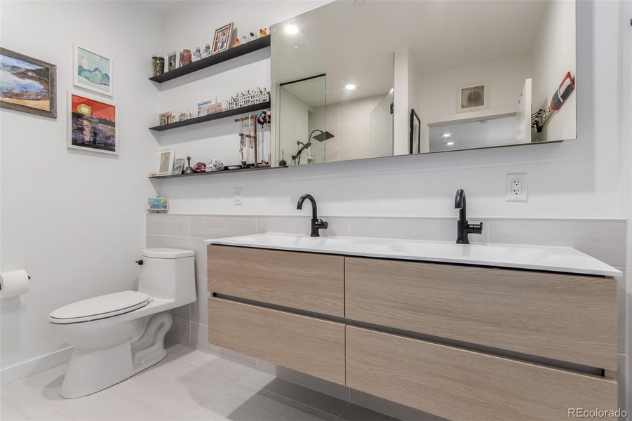 Furnished interior view inside a new home in , Denver (Image 23).