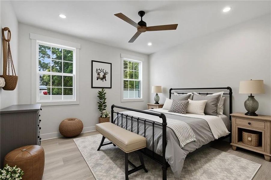 Furnished interior view inside a new home in , Marietta (Image 18).
