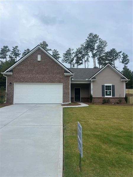 Front exterior of a new home in Silverton, Dacula, GA, highlighting curb appeal (Image 1). Front exterior of a new home in Silverton, Dacula, GA, highlighting curb appeal (Image 1).
