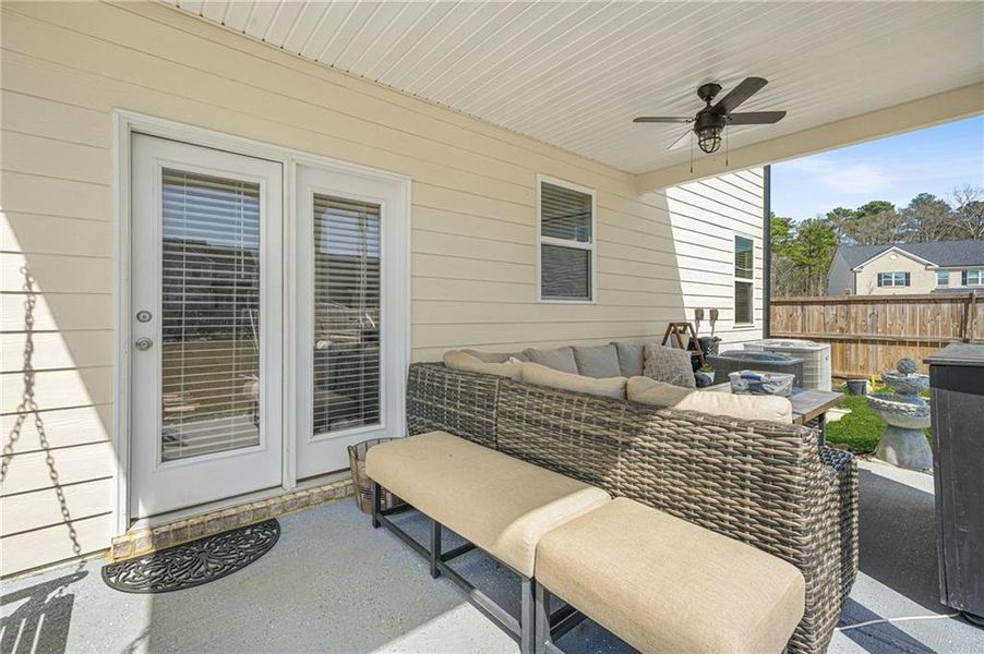 Exterior details and patio area of a home in Independence, Loganville (Image 3).