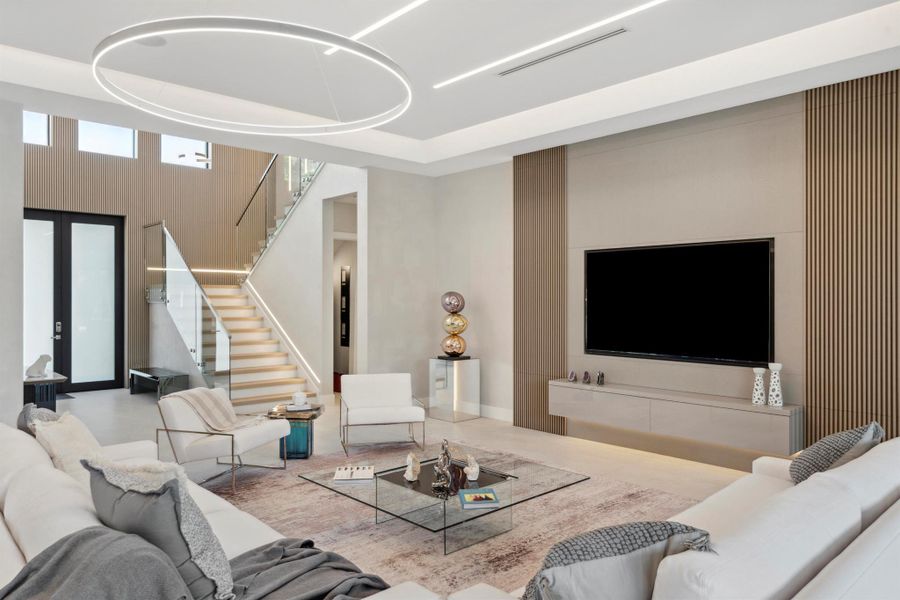 Furnished interior view inside a new home in , Boca Raton (Image 62). Furnished interior view inside a new home in , Boca Raton (Image 62).