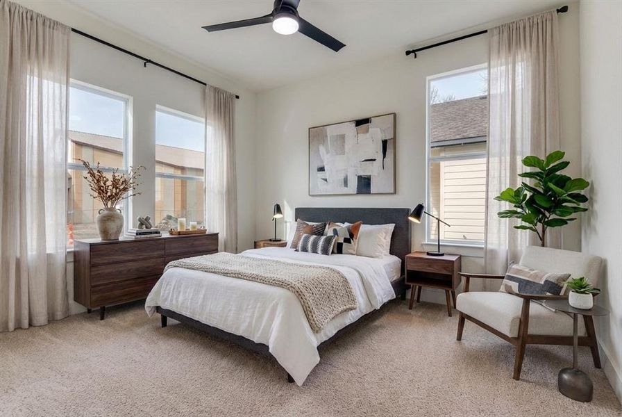 Furnished interior view inside a new home in , Dallas (Image 8). Furnished interior view inside a new home in , Dallas (Image 8).