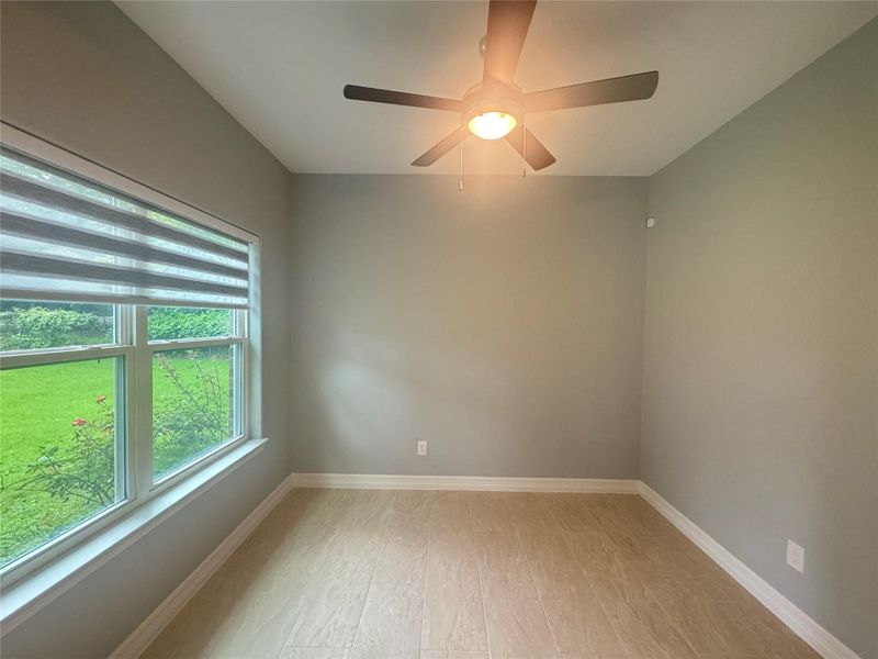 Study/flex room by entrance