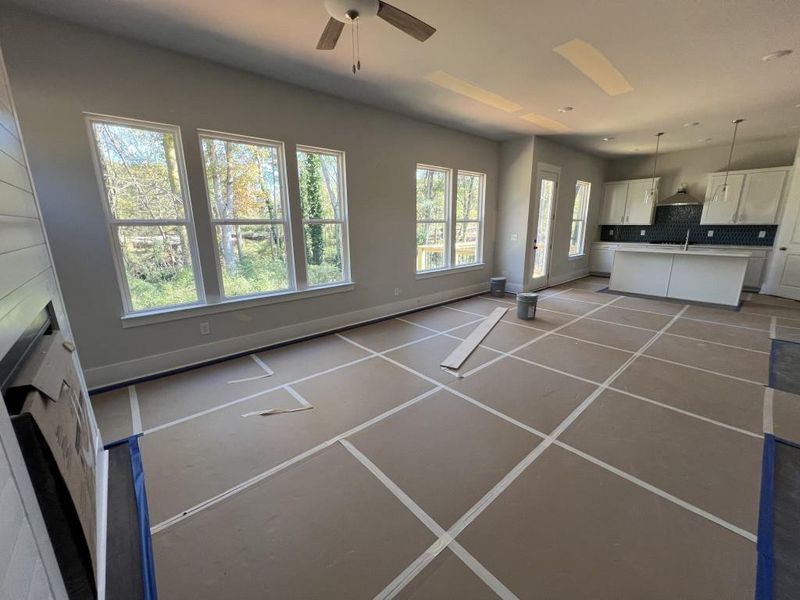 In-progress construction of a new home in Red Bird Manor, Jefferson, GA (Image 18).