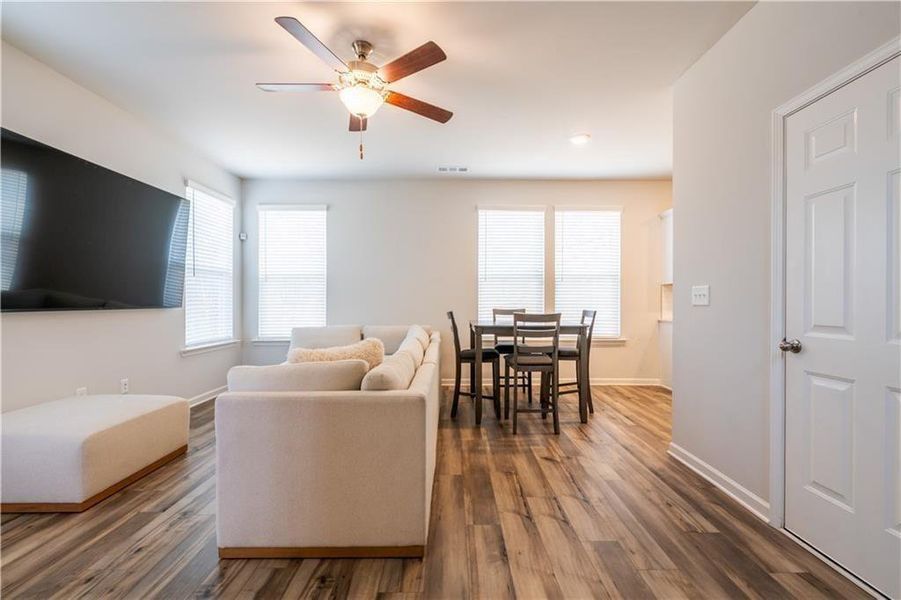 Furnished interior view inside a new home in , Atlanta (Image 35).