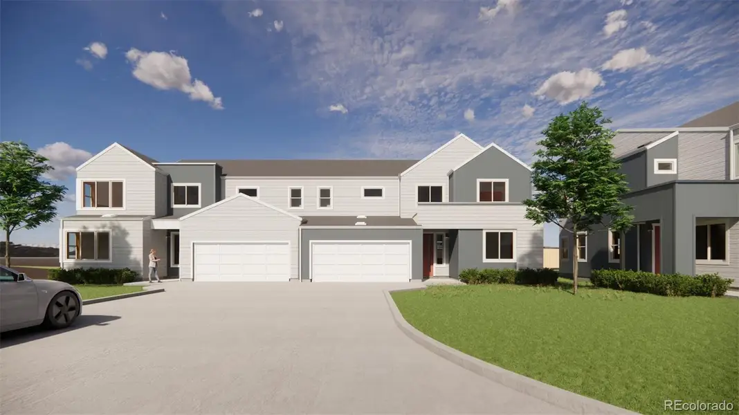 Front exterior of a new home in , Denver, CO, highlighting curb appeal (Image 4).