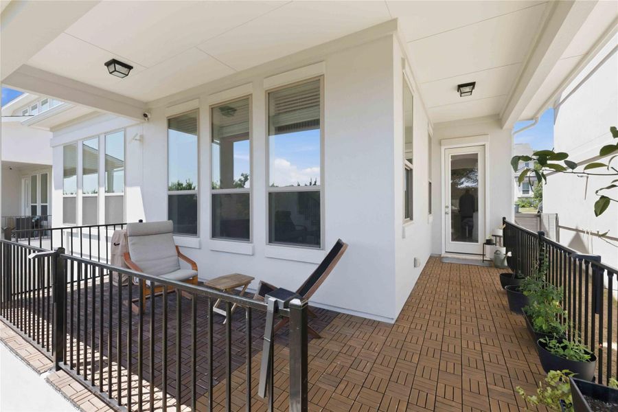 Exterior details and patio area of a home in , Georgetown (Image 29). Exterior details and patio area of a home in , Georgetown (Image 29).