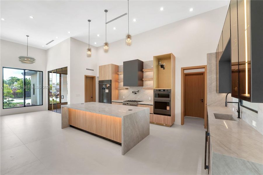 Furnished interior view inside a new home in , Miami (Image 19).