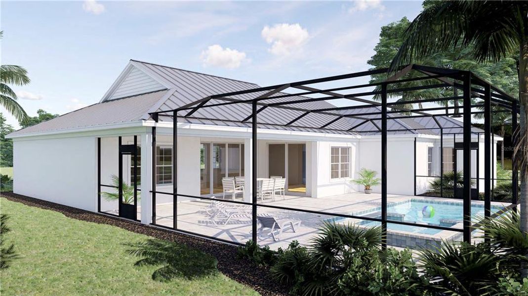 Exterior details and patio area of a home in , Sarasota (Image 20). Exterior details and patio area of a home in , Sarasota (Image 20).